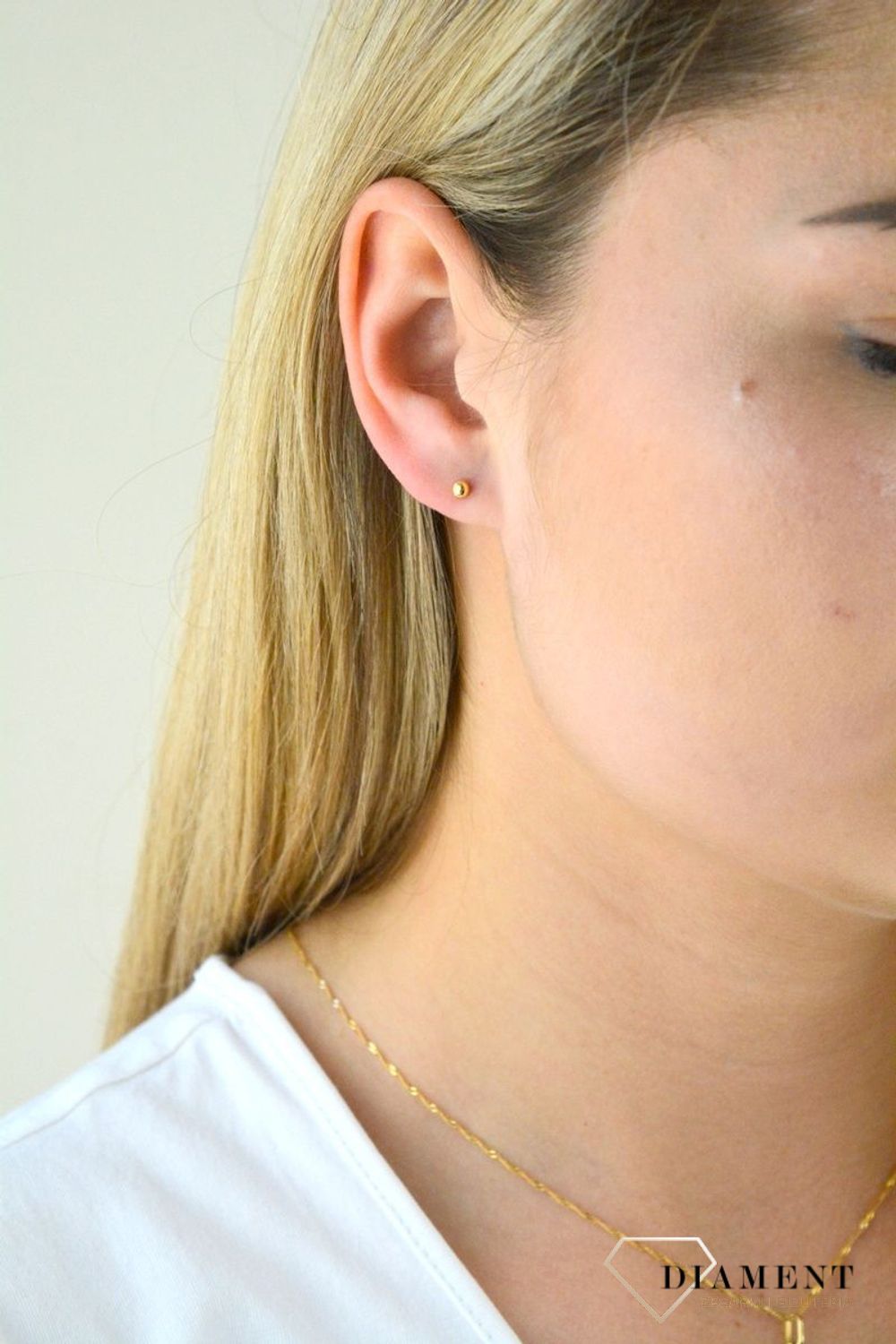 Złote kolczyki kuleczki KL 291G.jpg